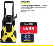karcher K4 Classic High-Pressure Cleaner 206273-Each