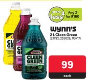 Wynn's Clean Green-2Ltr Each