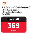 Total Quartz 7000 10W-40 424977-5Ltr Each