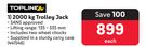 Topline Trolley Jack 441546-2000kg Each
