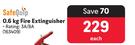 SafeQuip  0.6Kg Fire Extinguisher 163409