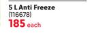 Shield Anti Freeze 116678-5ltr Each