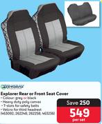 Stingray Explore Rear Or Front Seat Cover-Per Set