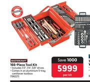 Mastercraft 166-Piece Tool Kit 196221-Per Kit
