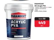 Paramount Acrylic PVA-20Ltr