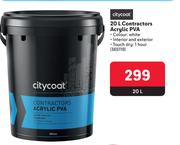 Citycoat Contractors Acrylic PVA 365119-20L