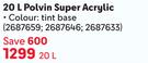 Plascon Polvin Super Acrylic -20Ltr