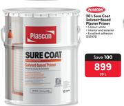 Plascon Sure Coat Solvent-Based Plaster Primer 357975-20Ltr