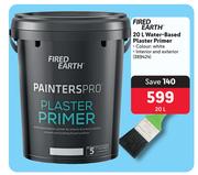 Fired Earth Water-Based Plaster Primer 389424-20Ltr