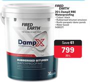 Fired Earth DampX RBE Waterproofing 458027-20Ltr 