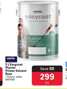Promac Easycoat Plaster Primer (Solvent Base) 461430-5Ltr 