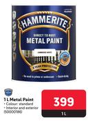 Hammerite Metal Paint 50000186-1Ltr