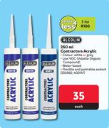 Alcolin Contractors Acrylic 230562, 400147-For 3 x260ml 