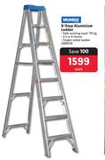 Mundo 8-Step Aluminium Ladder 388578-Each