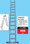 Tradequip Dual Ladder 457957-Each
