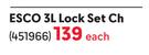 Esco 3L Lock Set CH 451966-Each