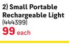 Lightworx Small Portable Rechargeable Light-Each