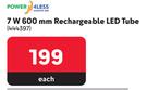 Power 4Less 7W 600mm Rechargeable LED Tube