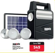 Magneto Solar Home Lighting System