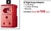 Switched High Surge Adaptor 450960