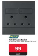 Major Tech Veti2 Double Socket 366993/367001-Each