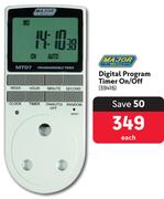 Major Tech Digital Program Timer On/Off 39416