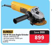 DeWalt 730W 115mm Angle Grinder 348115-Each
