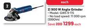 Bosch 900W  Angle Grinder 399044-Each