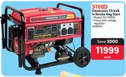 Steco 7.5kVA 4-Stroke Key Start Generator SG-7900K