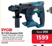 Ryobi 18V SDS Hammer Drill 364698-Each