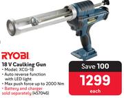 Ryobi 18V Caulking Gun 457046-Each