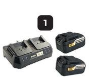 Ryobi 18V 4Ah Batteries And Charger Kit 458526-Per Kit