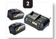 Ryobi 18V 6Ah Batteries And Charger Kit 458350-Per Kit