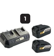 Ryobi 18V 4Ah Batteries And Charger Kit 458526-Per Kit