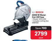 Bosch 2200W Metal Cut-Off Saw 398720-Each