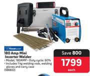 Trade Weld 180 Amp Mini Inverter Welder 386822-Each