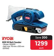 Ryobi 800W Belt Sander 201542-Each