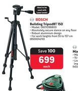 Bosch Building Tripod BT 150 850004210-Each