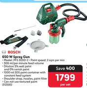 Bosch 650W Spray Gun 312593-Per Set