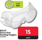 Bullit Direct Vent Grinding Googles 365897-For 4