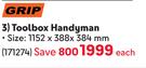 Grip Toolbox Handyman 171274-Each