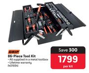 Grip 86-Piece Tool Kit 401934-Per Kit