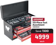 Gedore 113-Piece Tool Assortment 383922-Each