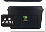 Addis Rough Tote Storage Box With Wheels 104951-Each