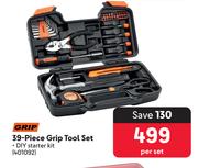 Grip 39-Piece Tool Set 401092-Per Set