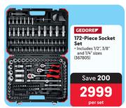 Gedore 172-Piece Socket Set 367805-Per Set
