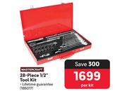 Mastercraft 28-Piece 1/2" Tool Kit 186017-Per Kit