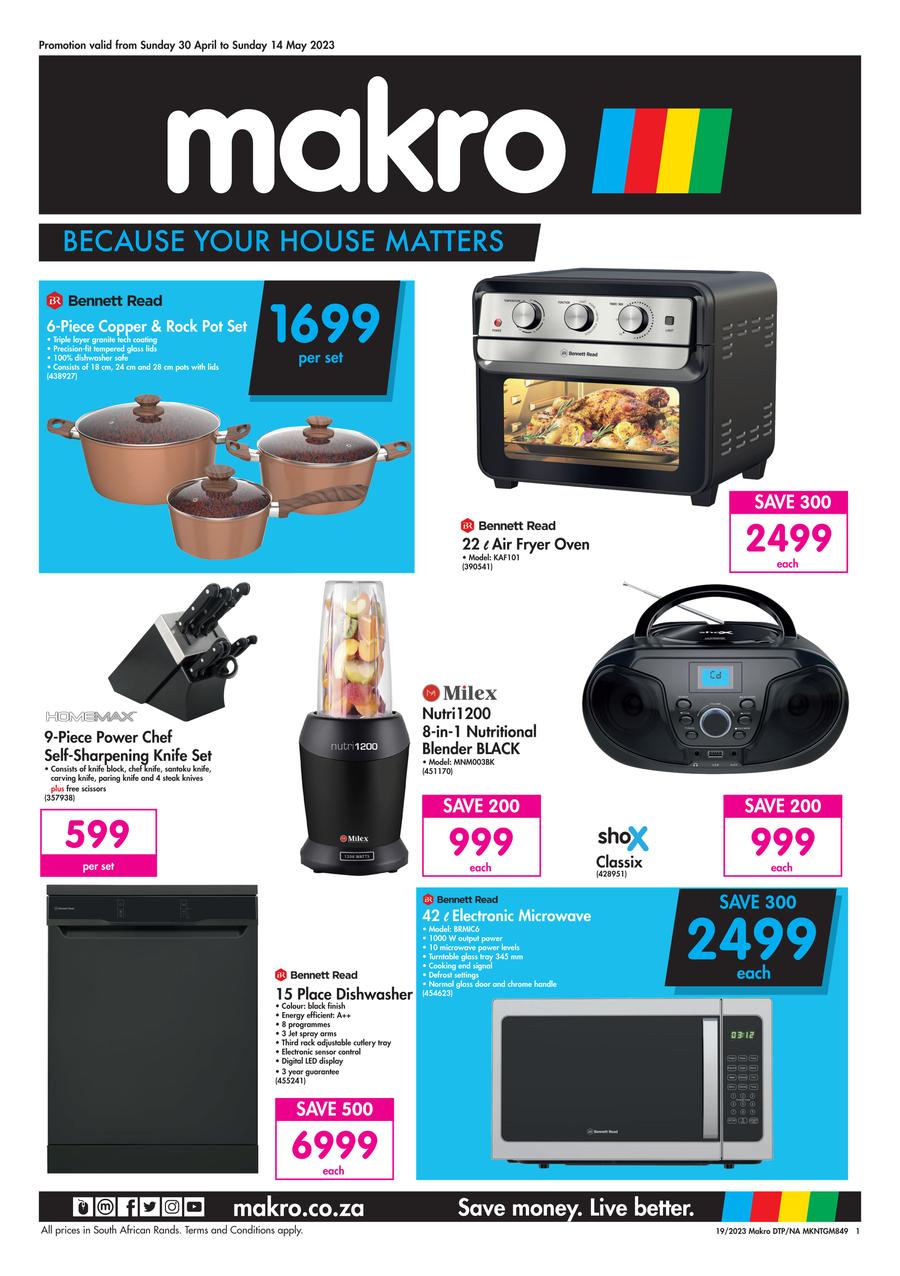 Makro hotsell dishwasher special