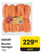 Eskort Russian Sausages-2Kg