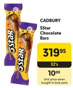 Cadbury 5 Star Chocolate Bars-32's